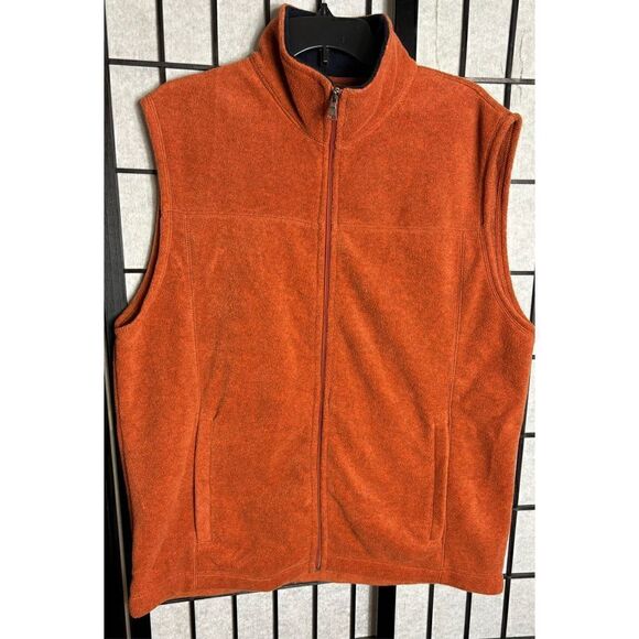 St John’s Bay Copper Zip Up Sweater Vest - Picture 1 of 7